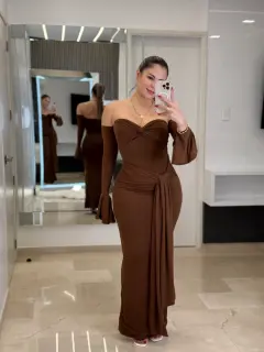 Vestido largo nocturno