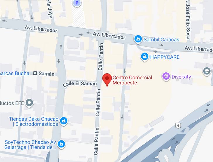 Ubicación Centro Comercial Merpoeste